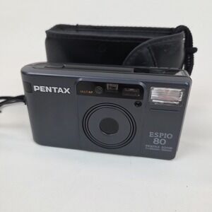 Pentax ESPIO 80 Zoom 35-80 AF Point & Shoot Film Camera Clean